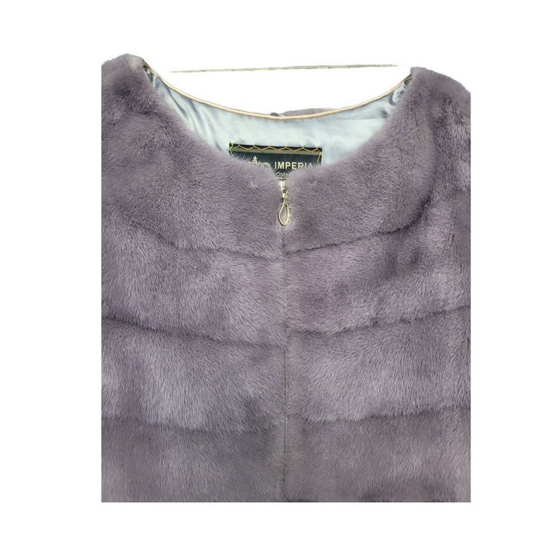 Kopenhagen Fur Imperia Burgundy Quality S/M/L Lilac Mink Cardigan Coat