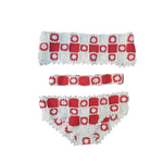 Dolce &Gabbana XS/S White/Red Crochet Bikini Set New Never Worn