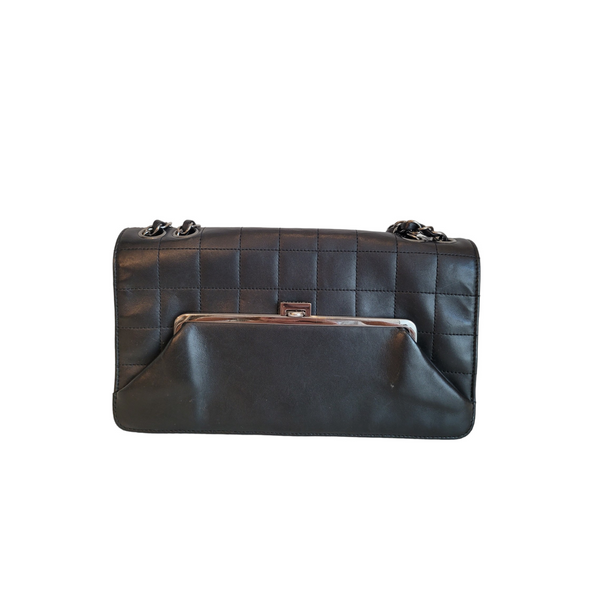Rare Small Chanel Black Leather Handbag - Limited Seasonal Edition
