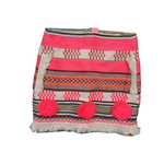 BillieBlush (8 Years) Girls Pink Cotton Aztec Style Skirt with Pom Poms adjustable waist