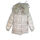 Yves Salomon Stunning Pink Parka Children's Coat with Real Fur Trim, Size 8 Years