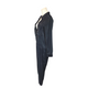 H&M Studio Woman's UK10 Black Crushed Velvet Stylish Oversized Jumpsuit
