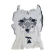 H&M (6-8 Years) White Cotton Stylish Aztec Gypsy Top with Tassels