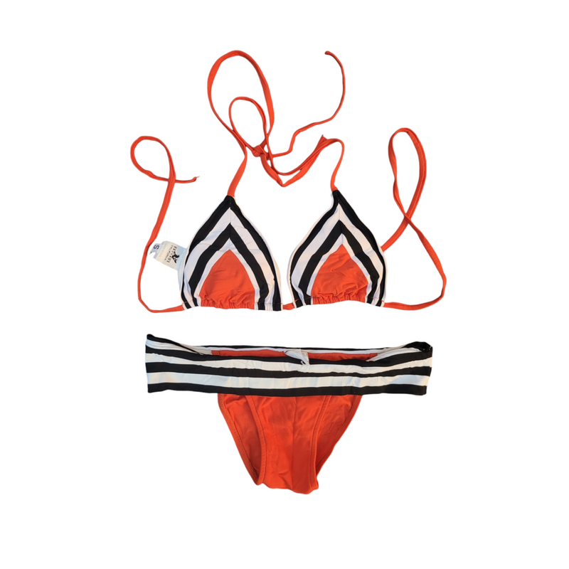 Sauvage California Small Burnt Orange Bikini Set