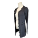 Mademoiselle Coco Style Long Cardigan in Black, Size Small