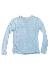 Balmain Blue Long Sleeve T-shirt Size 38 Authenticity Guaranteed