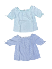 H & M Cotton Tops Set Mint Blue Perfect Condition 11-12Y