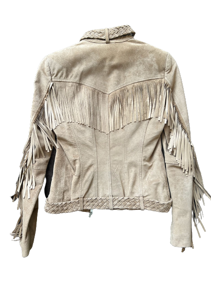 Karen millen suede clearance biker jacket