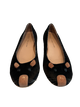 Stylish Mark Jacob Mouse Flat Pumps Size 40 Women's Black Leather