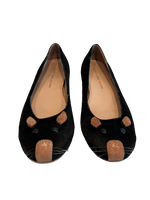 Stylish Mark Jacob Mouse Flat Pumps Size 40 Women's Black Leather