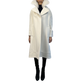 Ports Cream Shearling Collar Wool Coat Size 38 Gently Used and in Perfect Condition