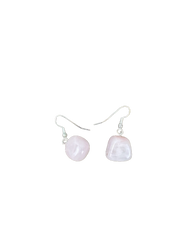 Elegant Rose Quartz Drop Earrings Perfect Gift for Taurus