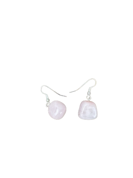 Elegant Rose Quartz Drop Earrings Perfect Gift for Taurus