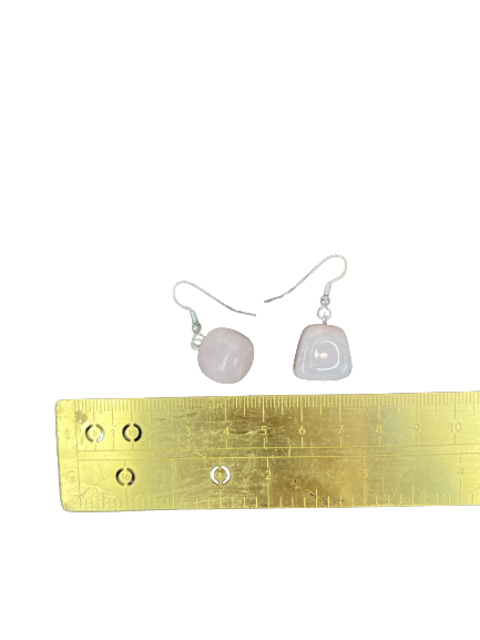 Elegant Rose Quartz Drop Earrings Perfect Gift for Taurus