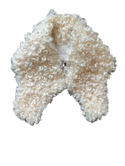 Elevate Your Style with a White Shearling Collar from Stockholme Beautiful Curls & Perfect Condition