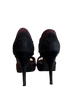 Top Envy Purple Suede Peep Toe Pump Beautiful and Elegant Size 38