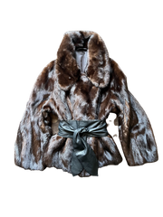 Gorgeous Saga Mink Mahogany Mink Jacket S/M/ L Excellent Condition *SALE*