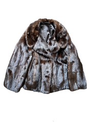 Gorgeous Saga Mink Mahogany Mink Jacket S/M/ L Excellent Condition *SALE*