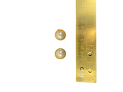 Vintage Faux Pearl And Gold Rimmed Clip On Earrings