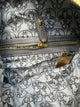 Thomas Wylde Skull Clutch Bag Stunning Grey Leather with Chain Strap