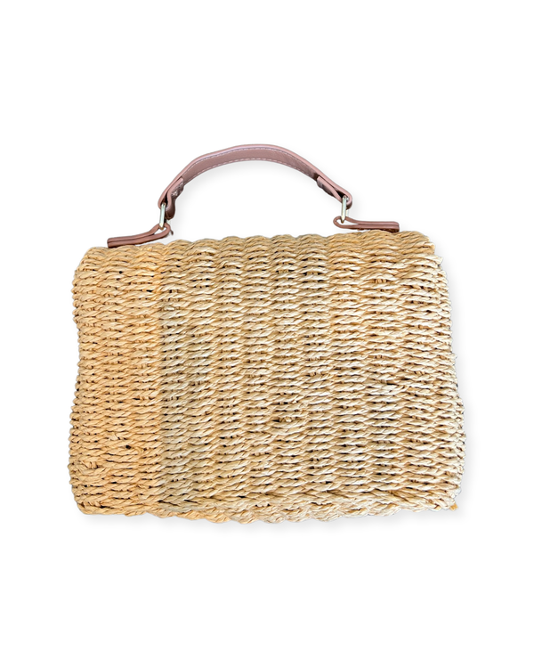 Handcrafted Woven Grass Cross Body Bag Stylish and Durable