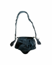 Suede Military Style Cross Body Bag Stylish and Practical for Any Occasion