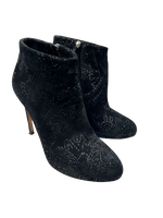 Elegant and Chic Rupert Sanderson Suede Low Ankle Boot  Size 38.5 Patterned Embossed Low Ankle Boot 38.5