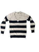 Stella McCartney Cashmere Wool Striped Jumper Stylish and Comfortable 40