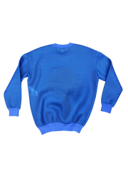 Stella McCartney Cobalt Blue Mesh Sweatshirt Size 42