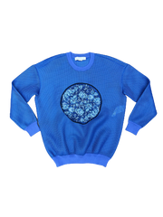 Stella McCartney Cobalt Blue Mesh Sweatshirt Size 42