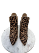 Leopard Print Ankle Boots Stylish and Comfortable Women's Shoes 38
