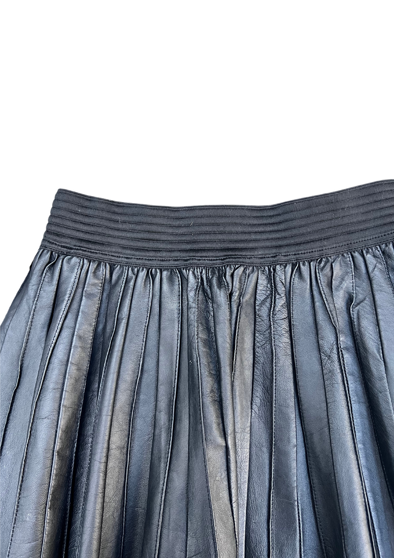 *SALE* Look & Feel Great in This Soft Leather Skater Skirt for Women Size S