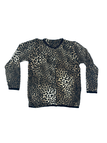 Stylish Zara Collection Leopard Print Cardigan XS