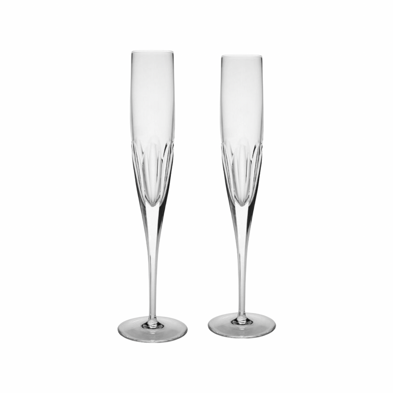 Impress Your Guests with William Yeoward Crystal Athena Champagne Flutes Sold as a Pair