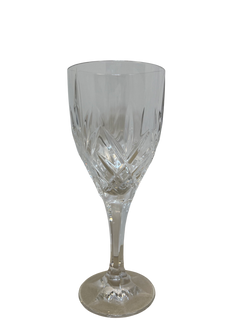 Stunning Hiroca Crystal Wine Glass Immaculate Condition