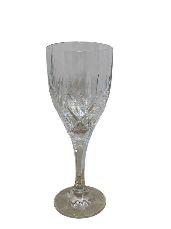 Stunning Hiroca Crystal Wine Glass Immaculate Condition