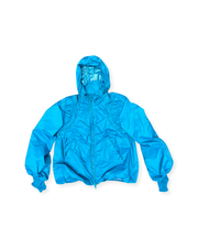 Stylish and Practical Stella McCartney Water Repellent Running Jacket Bright Blue 36