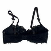 Stunning Myla Black Lace Bra with Bow Size 34B