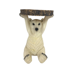 Add a Touch of Wilderness to Your Decor with KARE Polar Bear Side Table