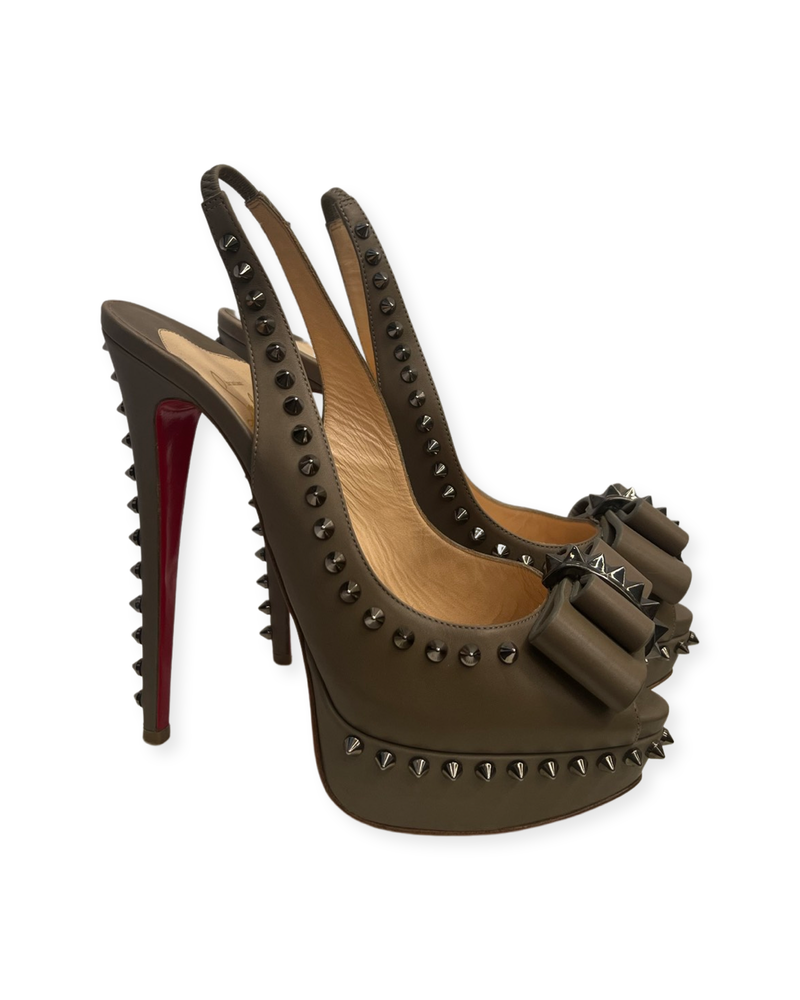 Christian Louboutin Lady Clou Spiked Stilettos Perfect Condition