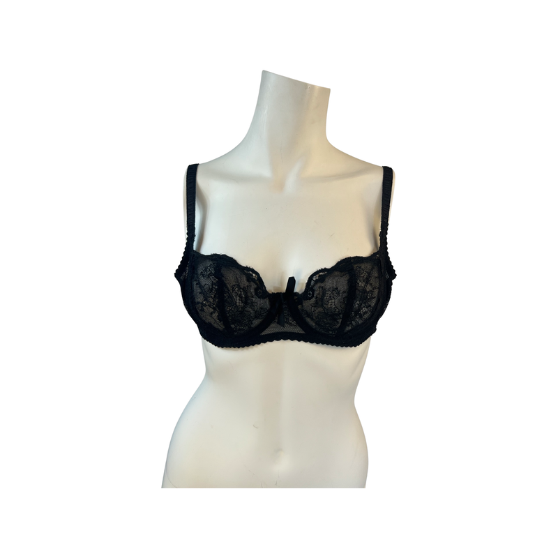 Sexy Agent Provocateur Black Lace Bra EU75B Stunning and Seductive