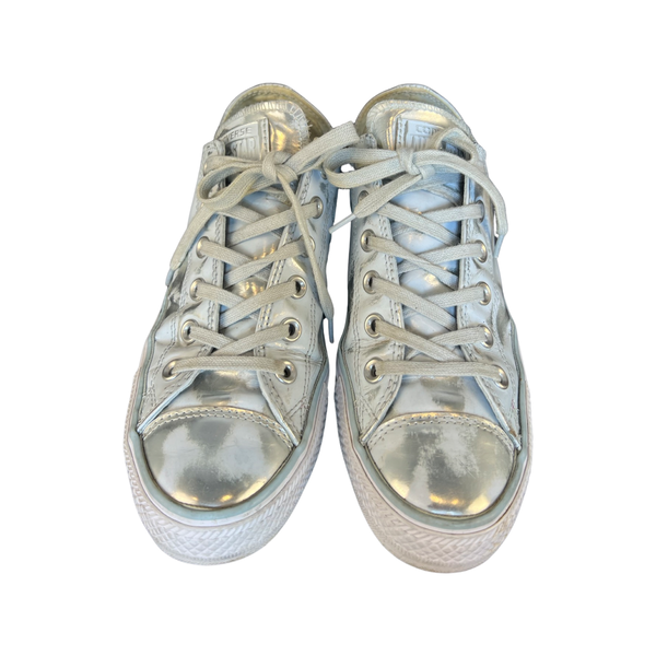 Converse Blue Silver Metallic Two Tone UK6