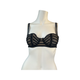 La Perla Black Bra Brocade Flattering and Elegant Size 34B