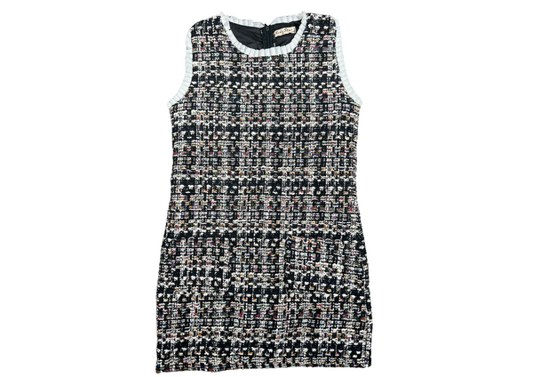 Kid's Star Tweed Dress Perfect for Any Little Fashionista 12Y