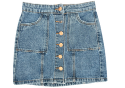 Unsigned Blue Denim Skirt